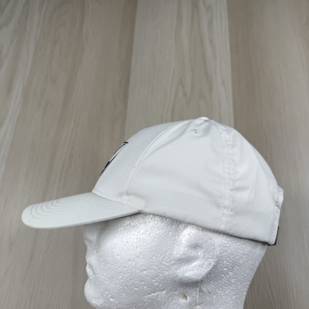 Rhoback Performance Strapback Hat White Houston Texas Logo Golf Cap - Picture 3 of 10